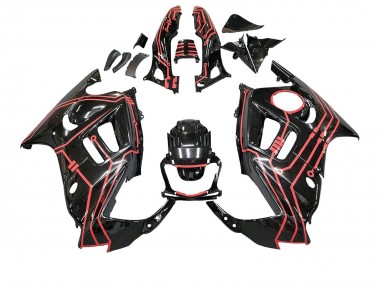 Kits Carenados Moto Honda CBR600 F3 1997-1998 - Rojo Negro Brillante