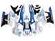 Carenado Moto Honda CBR600 F3 1997-1998 - Blanco Azul Negro Brillante