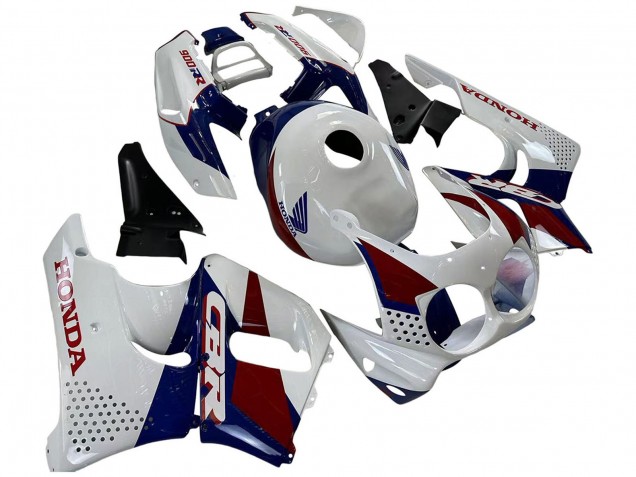 Carenado Moto Honda CBR900RR 893 1992-1993 - Blanco Rojo Azul Oscuro