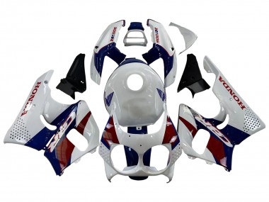Carenado Moto Honda CBR900RR 893 1992-1993 - Blanco Rojo Azul Oscuro