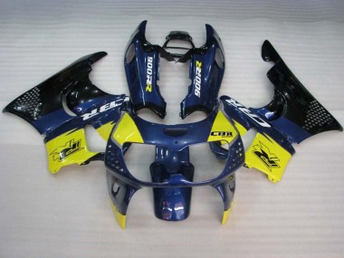 Carenado Moto Honda CBR900RR 893 1994-1995 - Azul Amarillo Negro Brillante