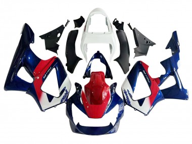 Carenados Moto Honda CBR900RR 929 2000-2001 - Blanco Rojo Azul