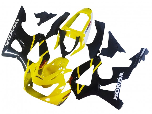 Carenado Moto Honda CBR900RR 929 2000-2001 - Amarillo Negro Brillante