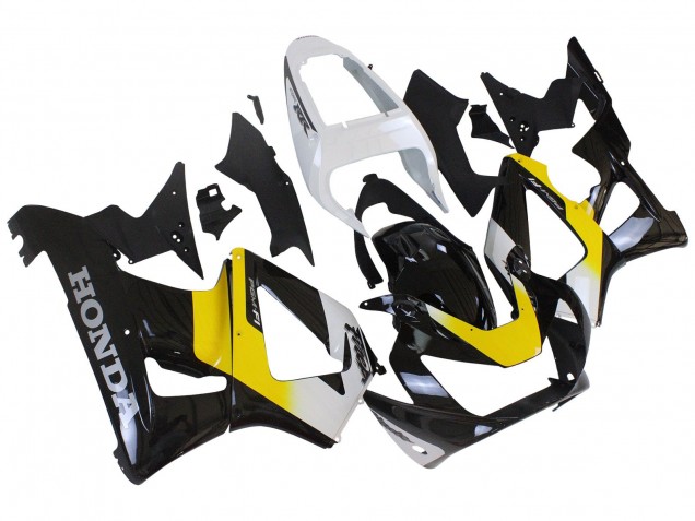 Carenado Moto Honda CBR900RR 929 2000-2001 - Blanco Amarillo Negro Brillante