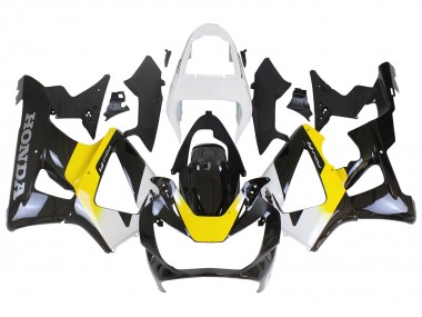Carenado Moto Honda CBR900RR 929 2000-2001 - Blanco Amarillo Negro Brillante