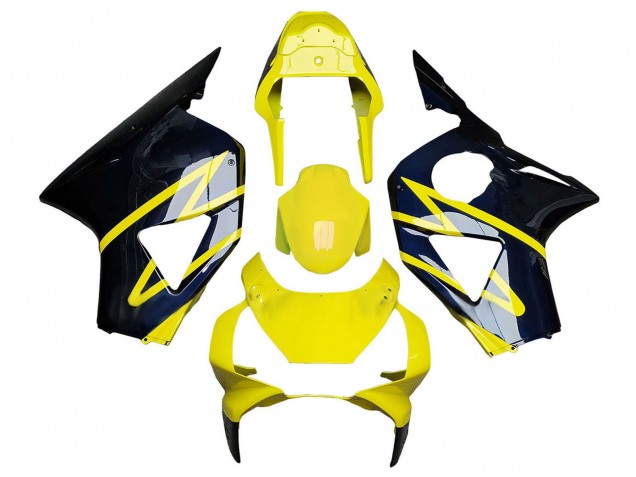 Carenado Moto Honda CBR900RR 954 2002-2003 - Amarillo Plata Negro