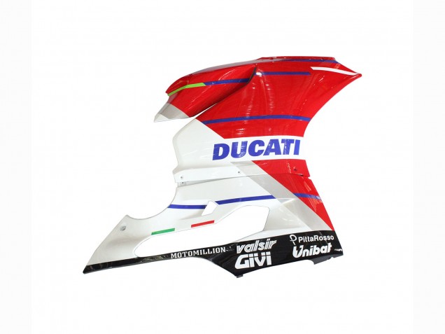 Carenado Moto Ducati Panigale 899/1199 2011-2014 - Blanco Rojo Verde Azul Negro Brillante Flex-Box