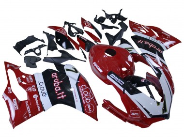 Carenado Moto Ducati 959/1299 2015-2020 - Blanco Rojo Negro Aruba 7