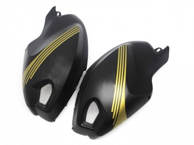Carenado Moto Ducati Monster 696 796 1100 1100S 2008-2012 - Negro Mate Oro