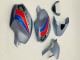 Carenado Moto Ducati Monster 696 796 1100 1100S 2008-2012 - Plata Rojo Azul