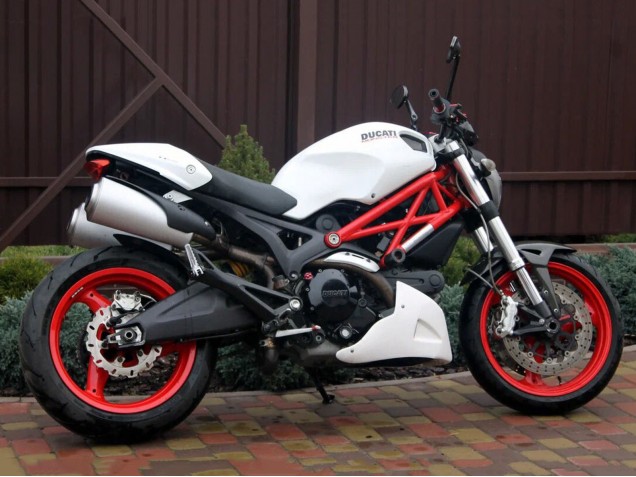 Carenado Moto Ducati Monster 696 796 1100 1100S 2008-2012 - Blanco
