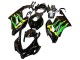 Carenado Moto Honda CBR1000RR 2004-2005 - Negro Brillante Amarillo Verde Monstruo