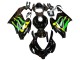 Carenado Moto Honda CBR1000RR 2004-2005 - Negro Brillante Amarillo Verde Monstruo