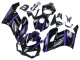 Carenado Moto Honda CBR1000RR 2004-2005 - Negro Brillante Púrpura Raya