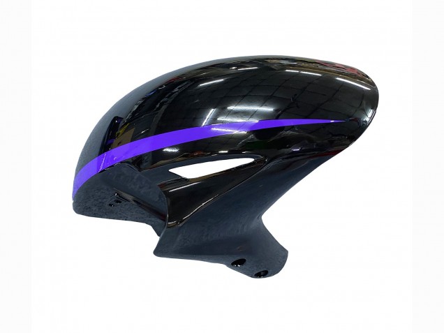 Carenado Moto Honda CBR1000RR 2004-2005 - Negro Brillante Púrpura Raya
