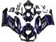 Carenado Moto Honda CBR1000RR 2004-2005 - Negro Brillante Púrpura Raya