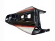 Carenado Moto Honda CBR1000RR 2004-2005 - Plata Negro Brillante Rojo Raya