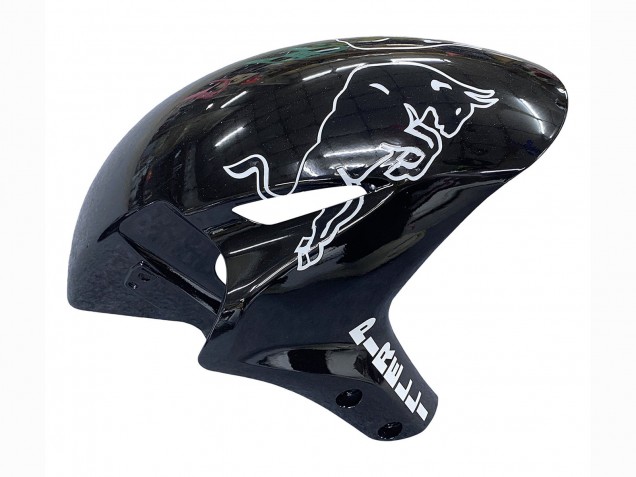 Carenado Moto Honda CBR1000RR 2004-2005 - Plata Negro Brillante Rojo Raya