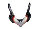 Carenado Moto Honda CBR1000RR 2004-2005 - Plata Negro Brillante Rojo Raya