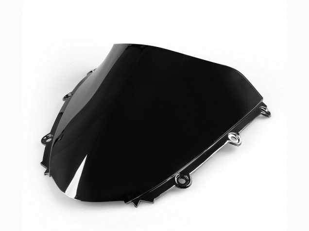 Carenado Moto Honda CBR1000RR 2004-2005 - Plata Negro Brillante Rojo Raya