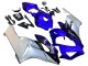 Carenado Moto Honda CBR1000RR 2004-2005 - Plata Azul Negro Brillante