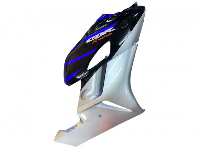 Carenado Moto Honda CBR1000RR 2004-2005 - Plata Azul Negro Brillante