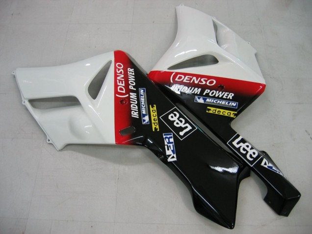 Carenado Moto Honda CBR1000RR 2004-2005 - Blanco Azul Rojo Negro Brillante Estrella Carrera Lee