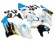 Carenado Moto Honda CBR1000RR 2004-2005 - Blanco Azul Claro Amarillo Negro Konica Minolta