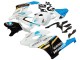 Carenado Moto Honda CBR1000RR 2004-2005 - Blanco Azul Claro Amarillo Negro Konica Minolta