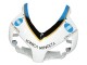 Carenado Moto Honda CBR1000RR 2004-2005 - Blanco Azul Claro Amarillo Negro Konica Minolta