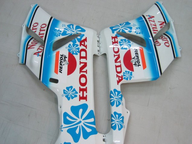 Carenado Moto Honda CBR1000RR 2004-2005 - Blanco Azul Nieve Nastro Azzurro 46