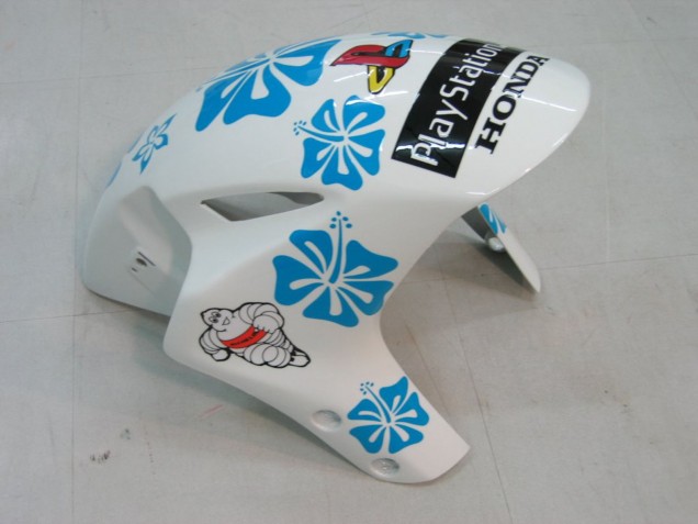 Carenado Moto Honda CBR1000RR 2004-2005 - Blanco Azul Nieve Nastro Azzurro 46
