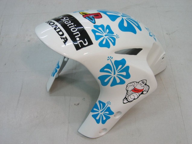 Carenado Moto Honda CBR1000RR 2004-2005 - Blanco Azul Nieve Nastro Azzurro 46