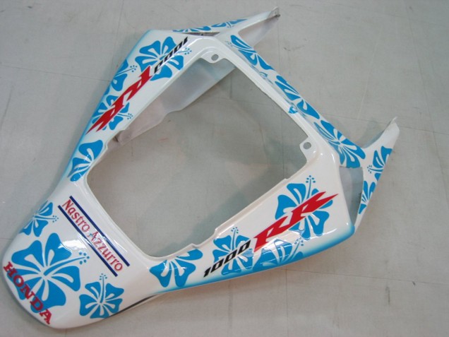 Carenado Moto Honda CBR1000RR 2004-2005 - Blanco Azul Nieve Nastro Azzurro 46