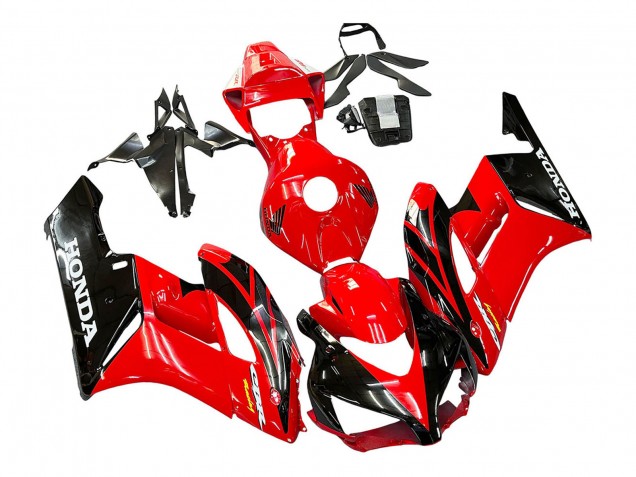 Carenado Moto Honda CBR1000RR 2004-2005 - Rojo Negro Brillante Carrera