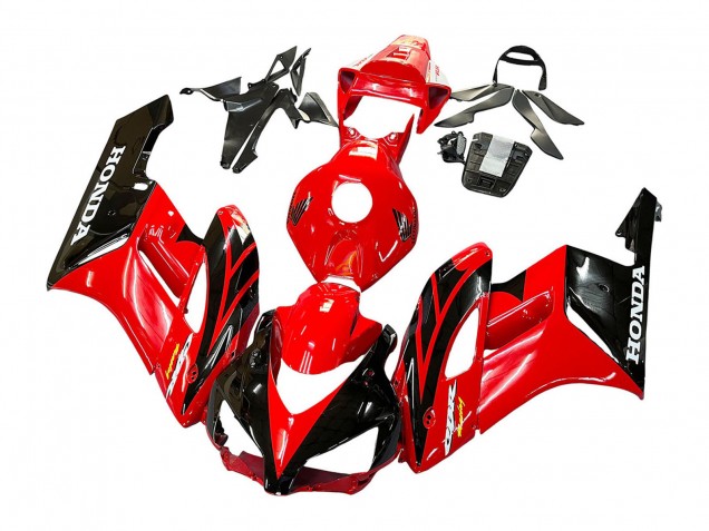 Carenado Moto Honda CBR1000RR 2004-2005 - Rojo Negro Brillante Carrera