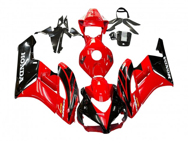 Carenado Moto Honda CBR1000RR 2004-2005 - Rojo Negro Brillante Carrera