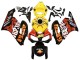 Carenado Moto Honda CBR1000RR 2004-2005 - Amarillo Naranja Negro Brillante Repsol Rossi 46