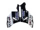 Carenado Moto Honda CBR1000RR 2004-2005 - Negro Brillante Blanco West