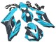 Carenado Moto Honda CBR1000RR 2004-2005 - Azul Claro Negro Brillante