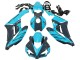 Carenado Moto Honda CBR1000RR 2004-2005 - Azul Claro Negro Brillante