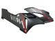 Carenado Moto Honda CBR1000RR 2004-2005 - Negro Brillante Gris Brillante Rojo Raya