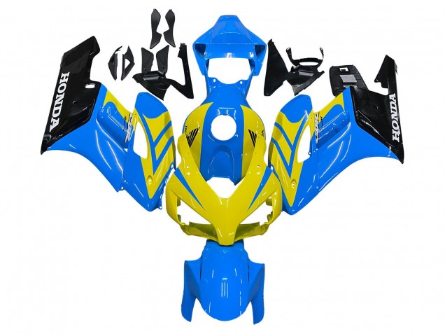 Carenado Moto Honda CBR1000RR 2004-2005 - Azul Amarillo Negro Brillante