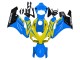 Carenado Moto Honda CBR1000RR 2004-2005 - Azul Amarillo Negro Brillante