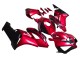 Carenado Moto Honda CBR1000RR 2004-2005 - Rojo Negro Brillante Raya