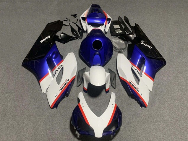Carenado Moto Honda CBR1000RR 2004-2005 - Blanco Azul Rojo Castrol