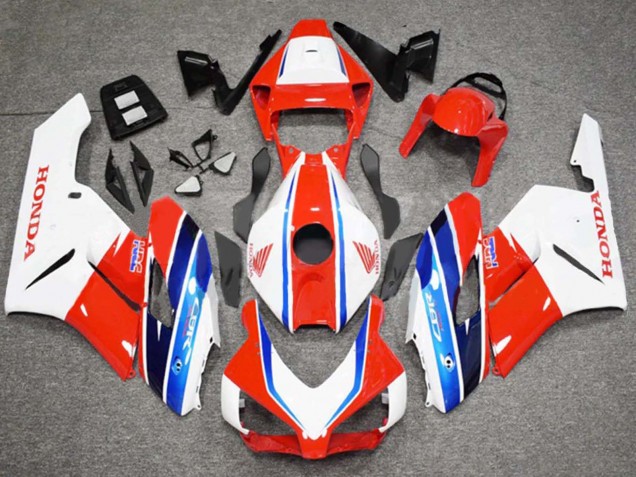 Carenados Moto Honda CBR1000RR 2004-2005 - Blanco Rojo Azul HRC
