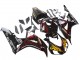 Carenado Moto Honda CBR1000RR 2006-2007 - Negro Brillante Amarillo Rojo Llama