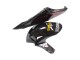 Carenado Moto Honda CBR1000RR 2006-2007 - Negro Brillante Amarillo Rojo Llama