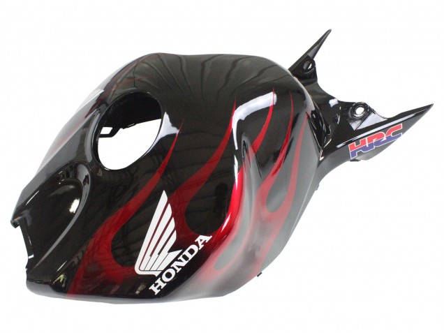 Carenado Moto Honda CBR1000RR 2006-2007 - Negro Brillante Amarillo Rojo Llama
